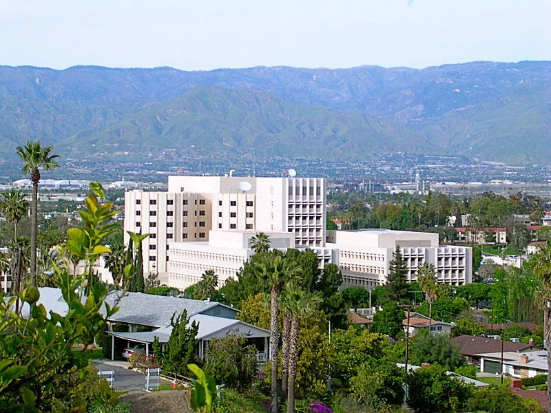 Loma Linda University Medical Center viewed from the South Hills