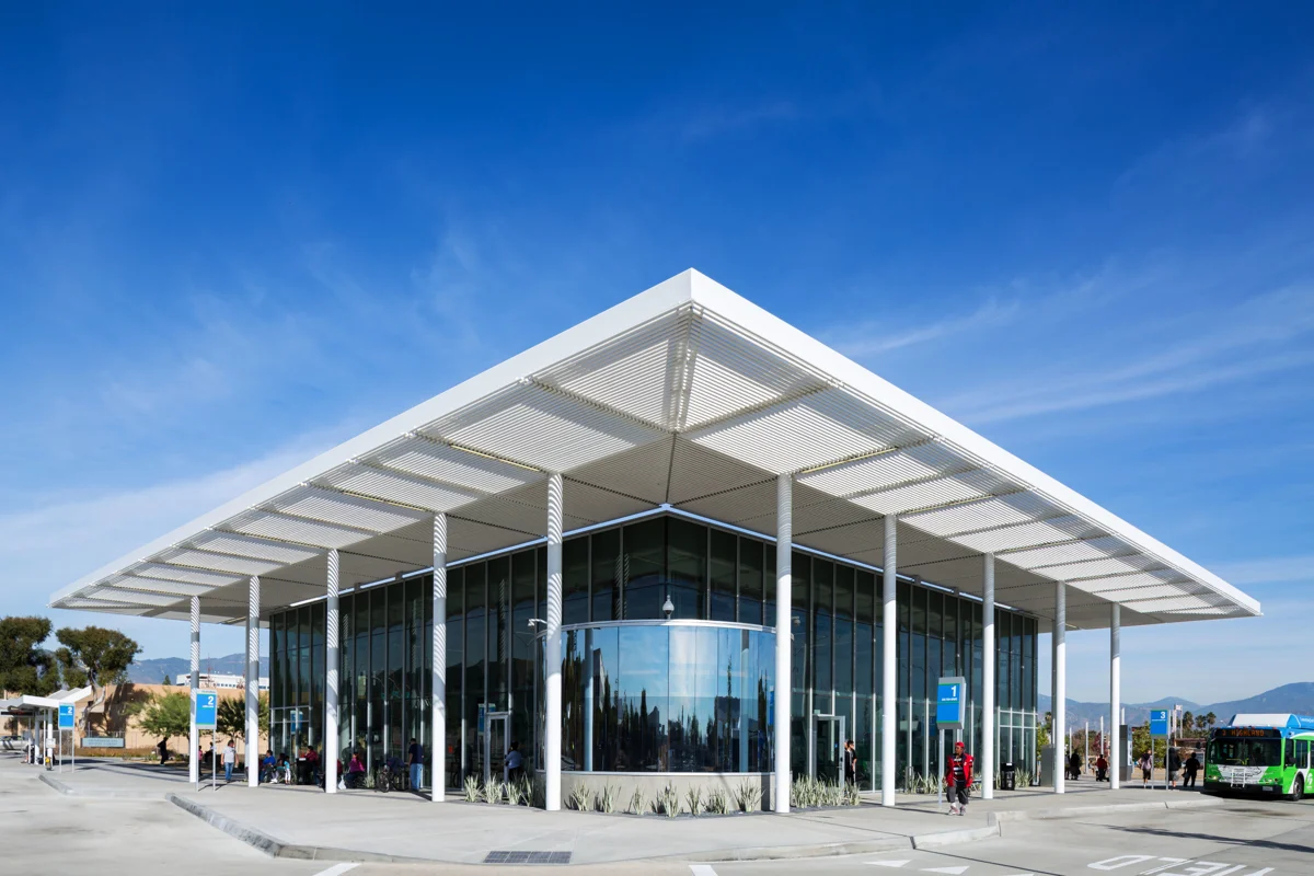 San Bernardino Transit Center exterior in 2015